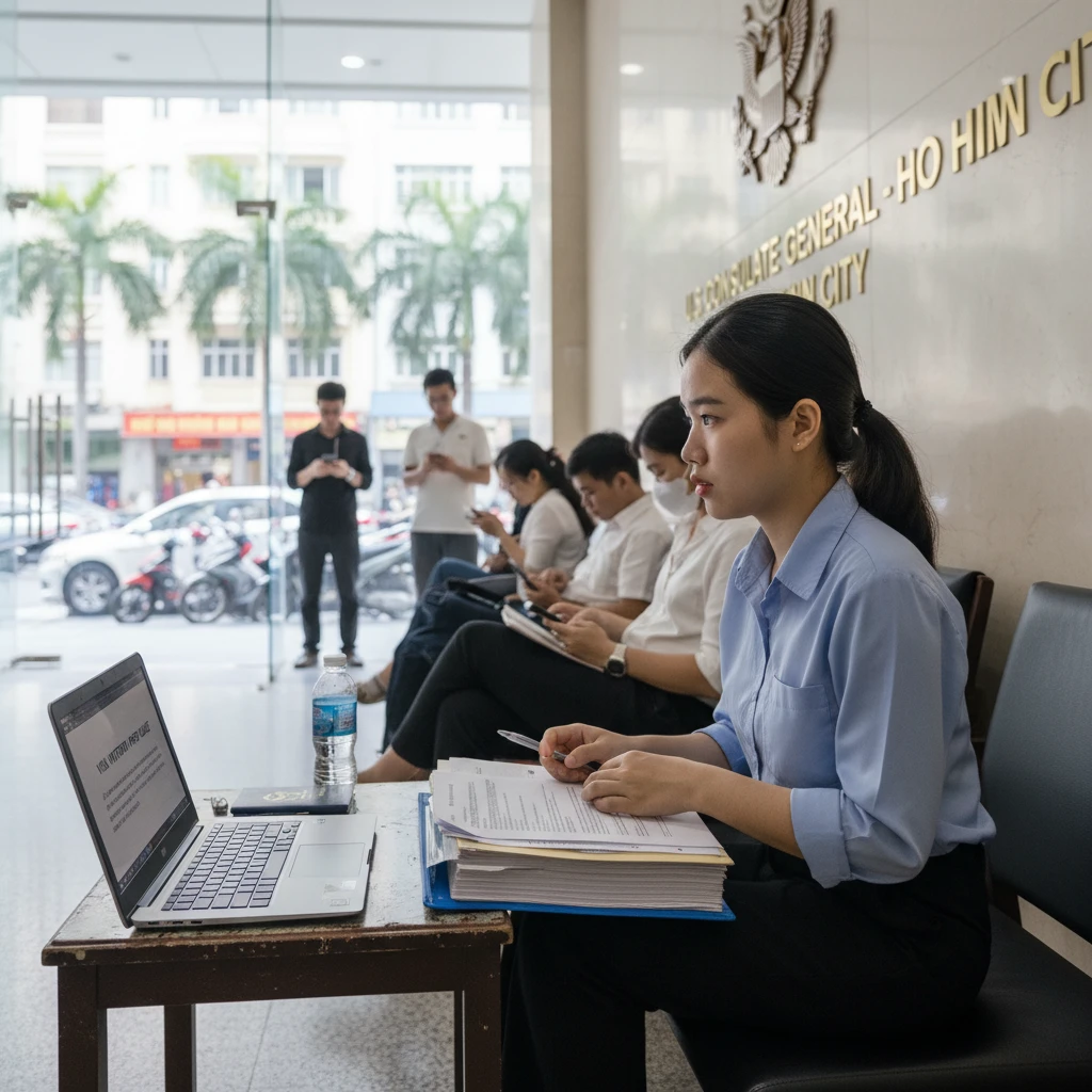 Phỏng vấn gia hạn visa du học Mỹ